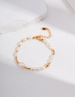 Elegant Pearl Beaded Bracelet