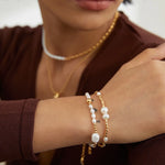 Elegant Pearl Beaded Bracelet