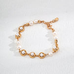 Elegant Gold Bean Pearl Bracelet Gembea - Gembea Jewelry