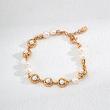 Elegant Gold Bean Pearl Bracelet Gembea - Gembea Jewelry