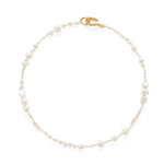 Elegant Irregular Baroque Pearl Necklace gembea jewelry