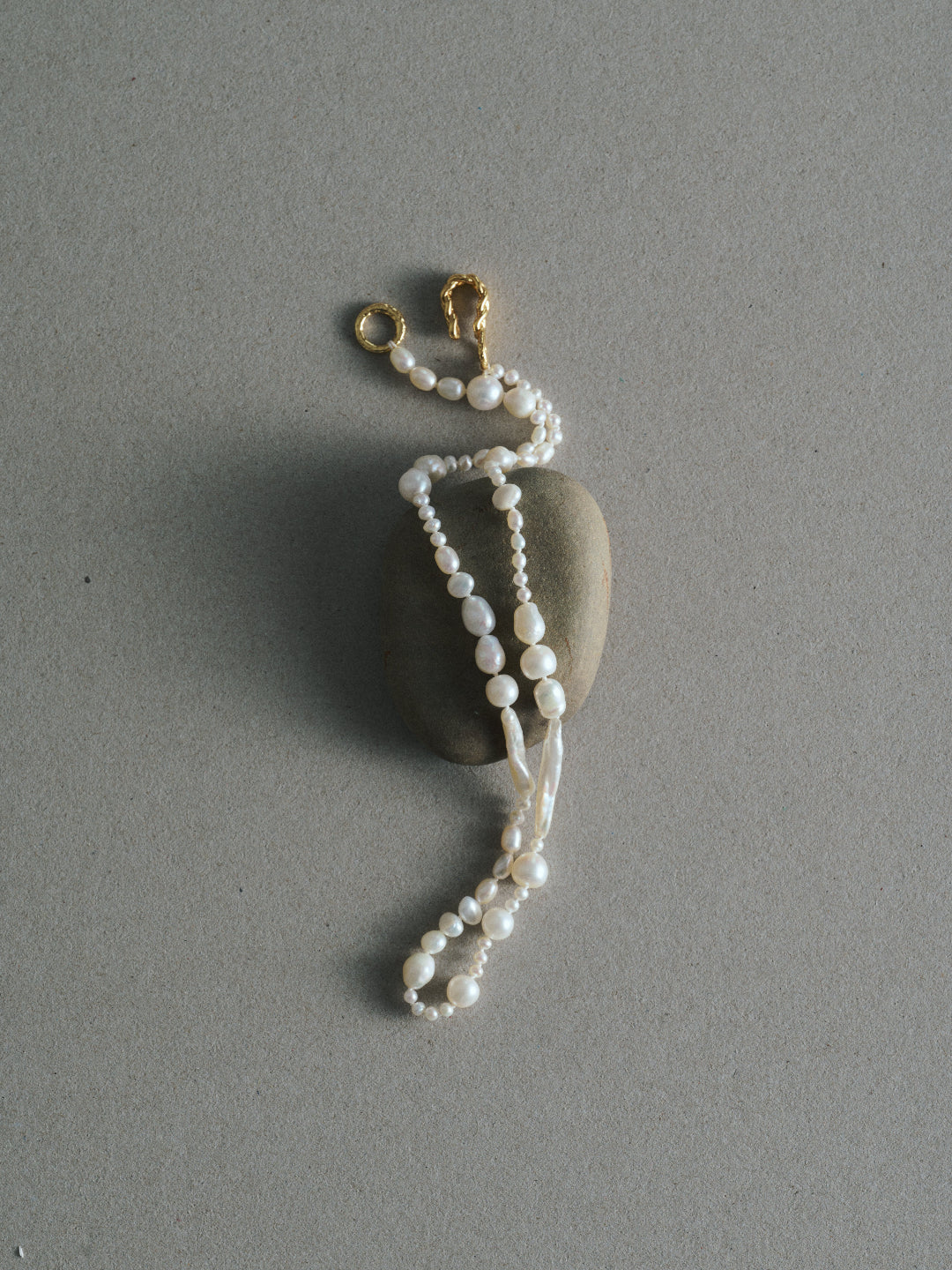 Elegant Irregular Baroque Pearl Necklace gembea jewelry