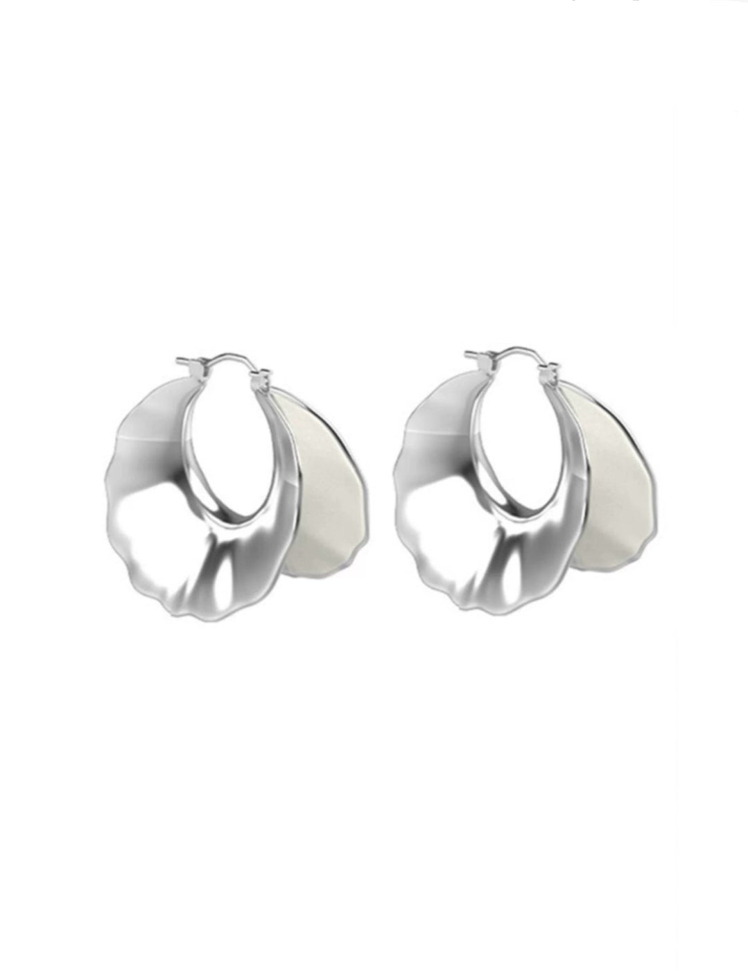 Enamel Glazed Hoop Earrings gembea jewelry