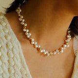 French Wheat Elegance Pearl Necklace gembea jewelry