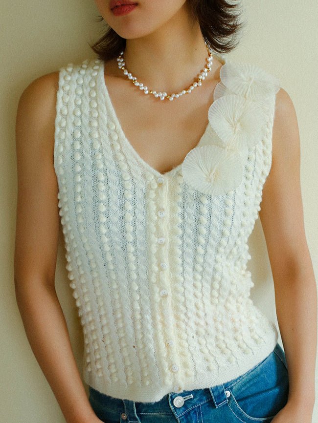 French Wheat Elegance Pearl Necklace gembea jewelry