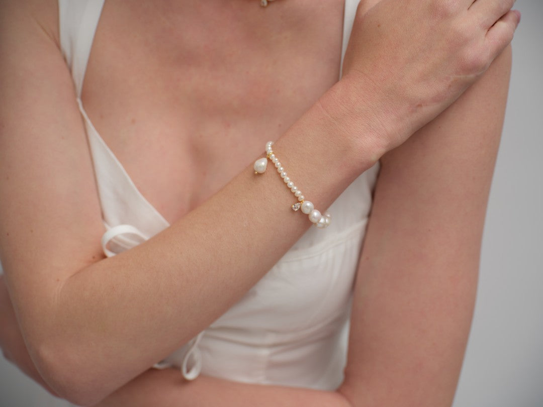 Freshwater Pearl Aurora Bracelet gembea jewelry