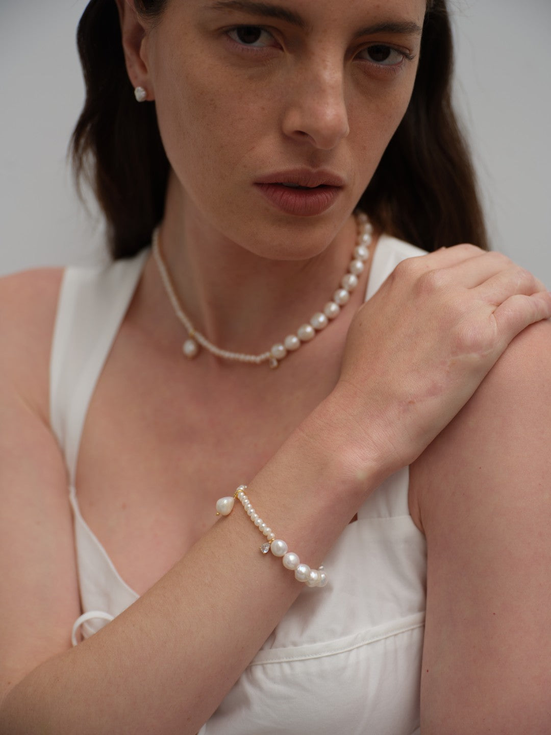 Freshwater Pearl Aurora Bracelet gembea jewelry