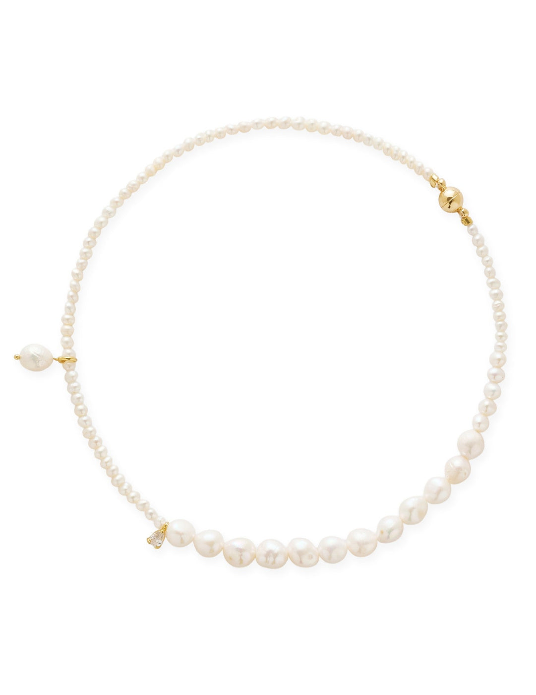 Freshwater Pearl Aurora Necklace gembea jewelry