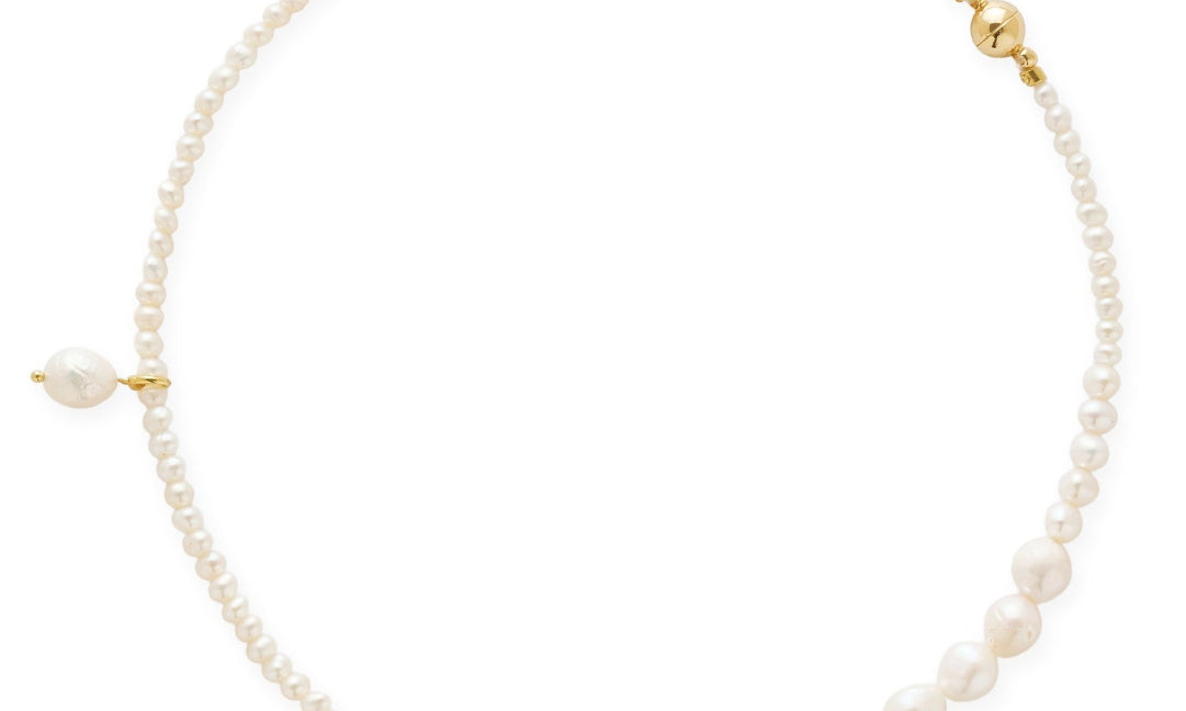 Freshwater Pearl Aurora Necklace gembea jewelry