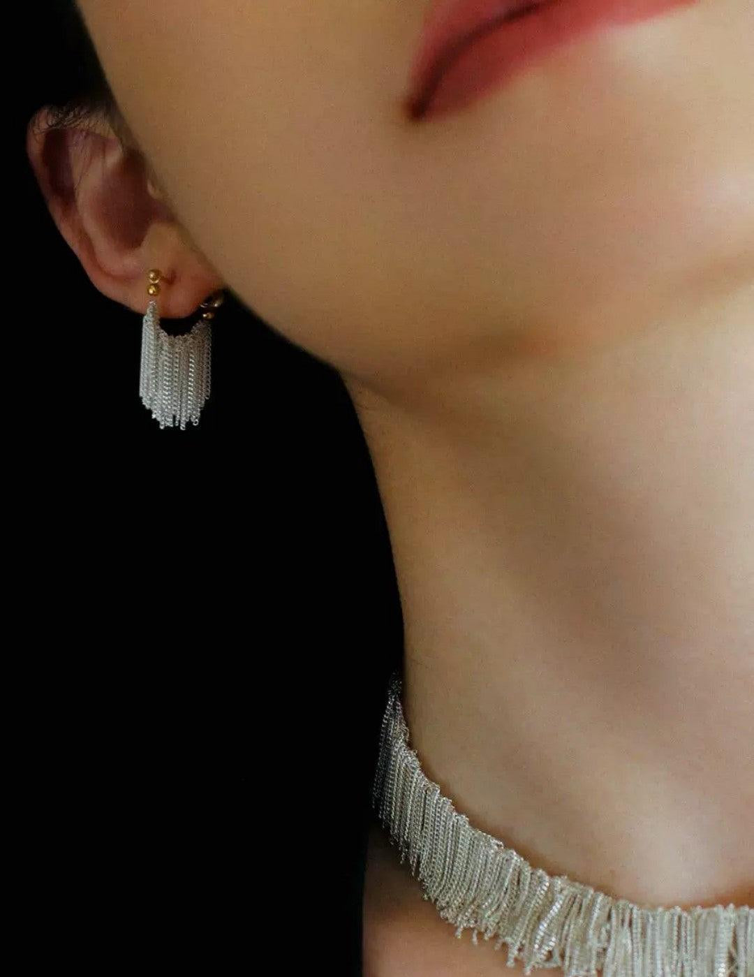 Galaxy Falls Series Bright Tassel Earrings - Gembea Jewelry