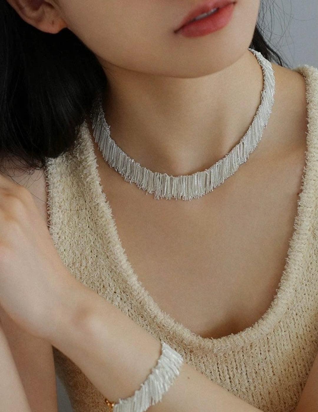 Galaxy Falls Series Bright Tassel Necklace - Gembea Jewelry