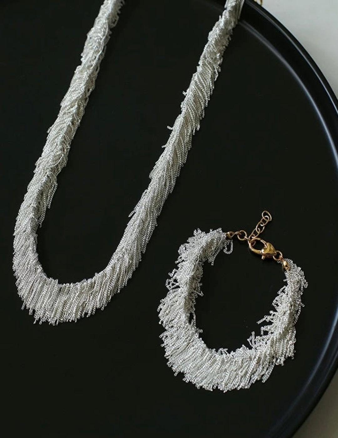 Galaxy Falls Series Bright Tassel Necklace - Gembea Jewelry