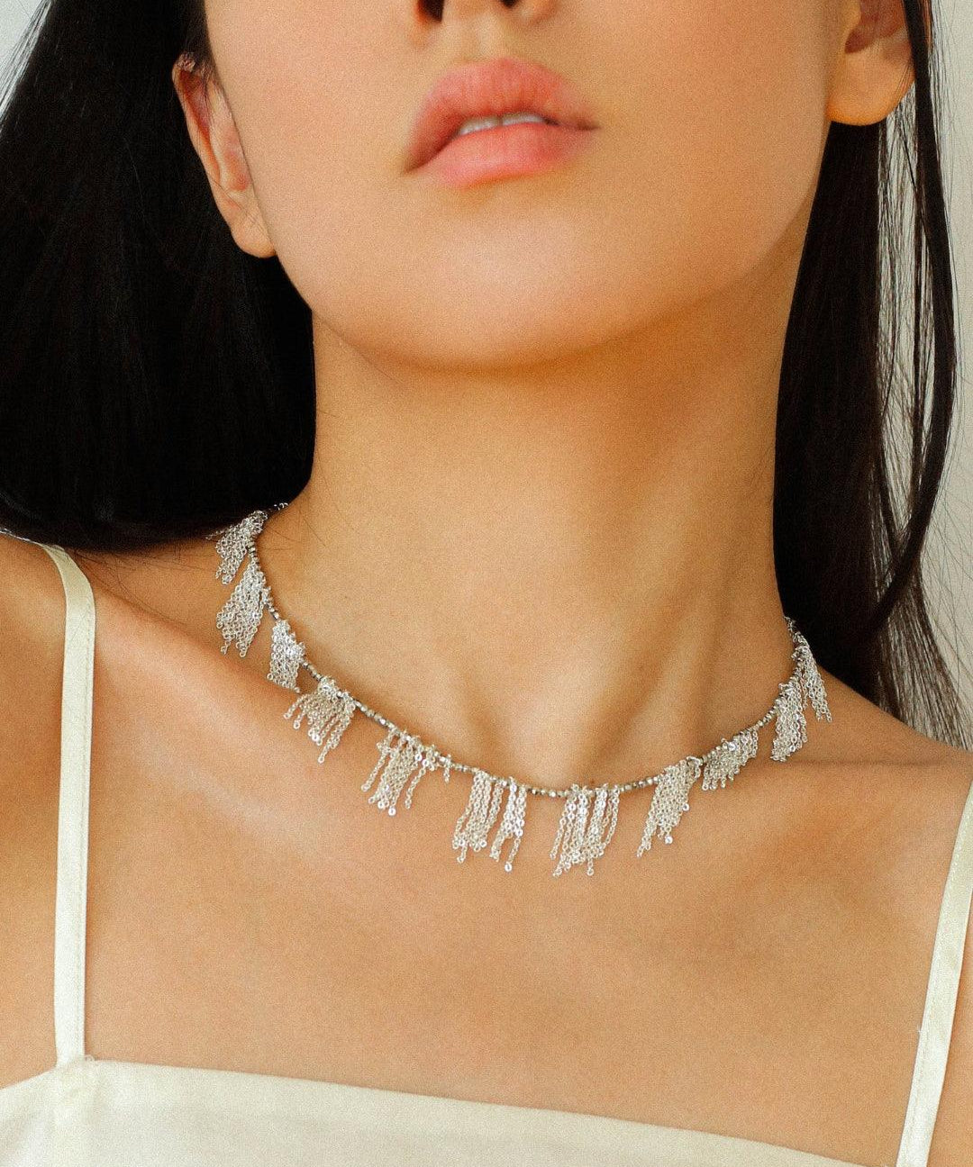 Galaxy Falls Series Dancing Tassel Necklace - Gembea Jewelry