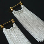 Galaxy Falls Series Long Tassel Earrings - Gembea Jewelry