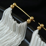 Galaxy Falls Series Long Tassel Earrings - Gembea Jewelry