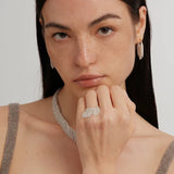Galaxy Falls Series Shining Tassel Ring gembea jewelry