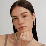 Galaxy Falls Series Shining Tassel Ring gembea jewelry