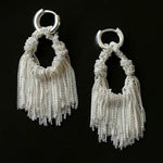 Galaxy Falls Series Drop Hoop Earrings - Gembea Jewelry