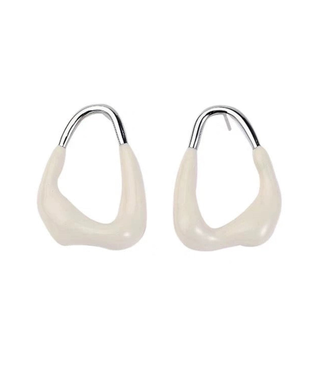 Geometric Enamel Glaze Earrings gembea jewelry