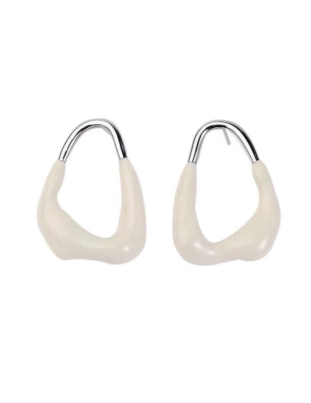 Geometric Enamel Glaze Earrings gembea jewelry