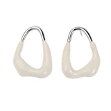 Geometric Enamel Glaze Earrings gembea jewelry