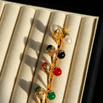Gilded Bud Freshwater Pearl Statement Ring-Gembea Jewelry