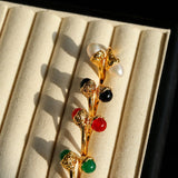 Gilded Bud Freshwater Pearl Statement Ring-Gembea Jewelry