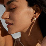 Sterling Silver Drop Stud Earrings Gembea - Gembea Jewelry