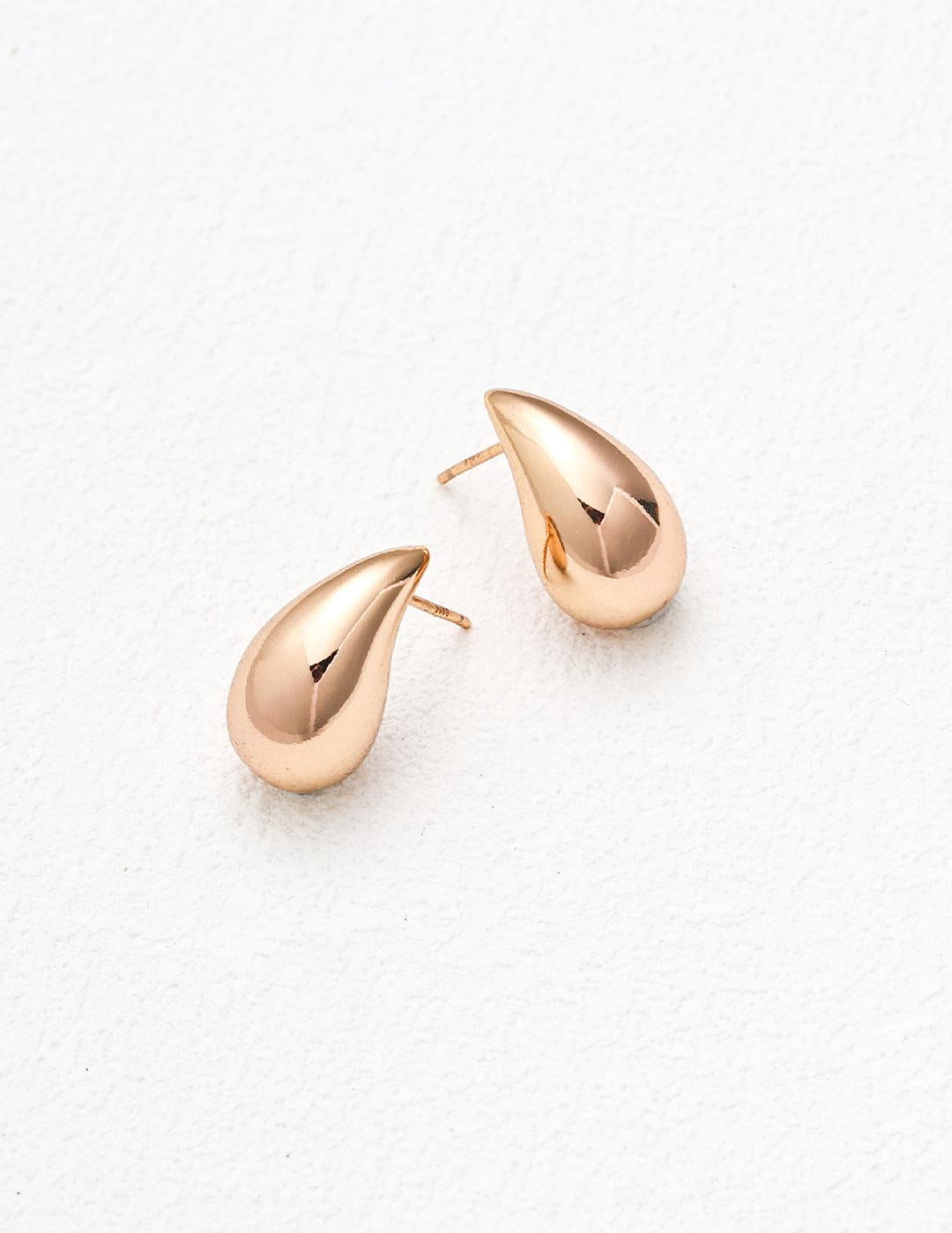 Sterling Silver Drop Stud Earrings Gembea - Gembea Jewelry
