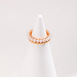 Half Shell Pearl Half Sterling Silver Ring - Gembea Jewelry