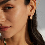 Sterling Silver Vintage Hoop Earrings - Gembea Jewelry