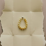 Golden Acorn Yellow Jade Beaded Bracelet gembea jewelry