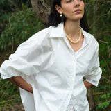 Golden Acorn Yellow Jade Beaded Necklace gembea jewelry