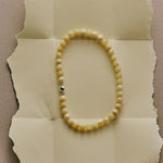Golden Acorn Yellow Jade Beaded Necklace gembea jewelry