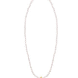 Golden Heart Pendant Pearl Beaded Necklace GEMBEA JEWELRY