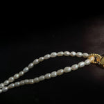 Golden Heart Pendant Pearl Beaded Necklace GEMBEA JEWELRY