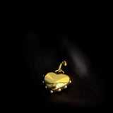 Golden Heart Pendant Pearl Beaded Necklace GEMBEA JEWELRY