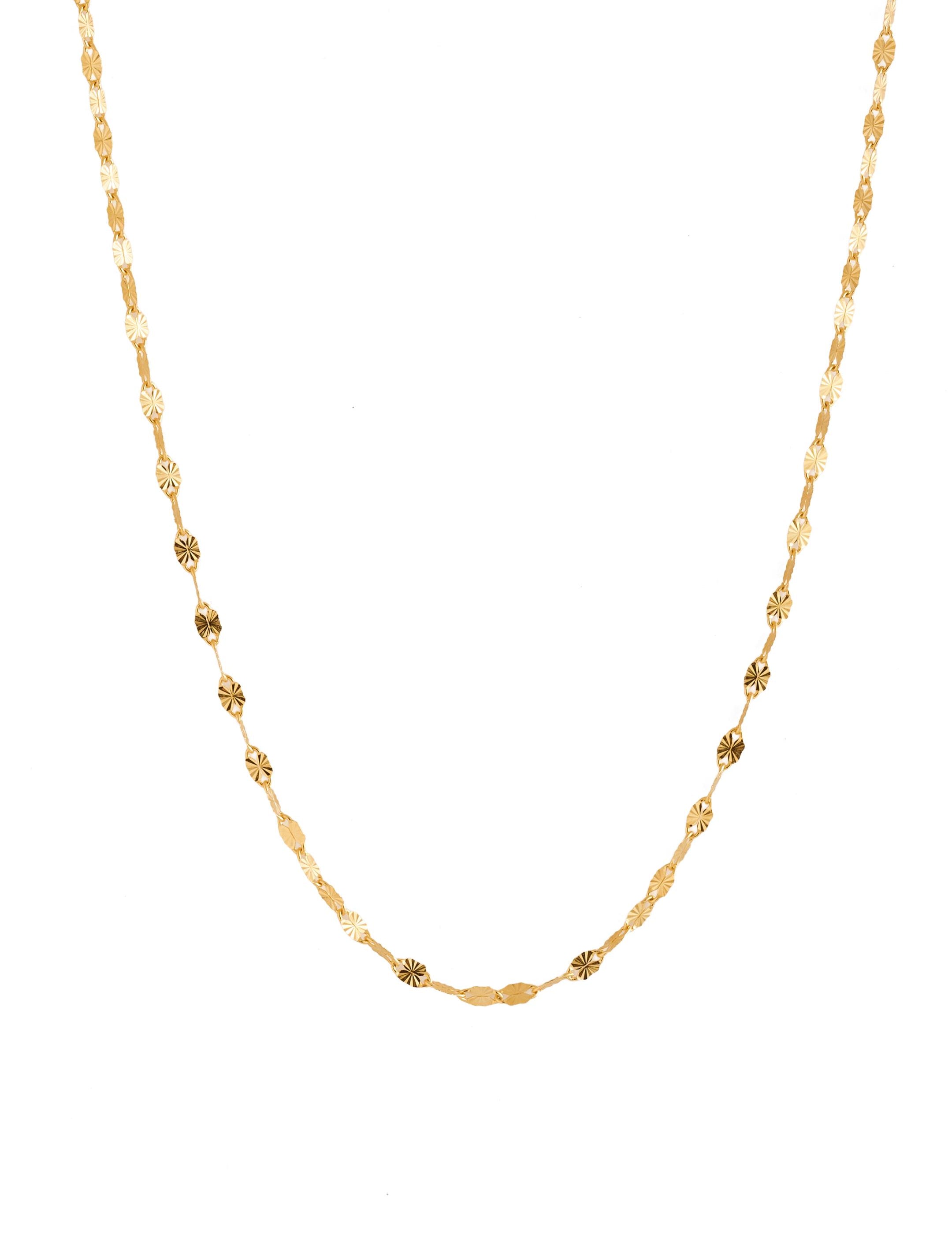 Golden Kiss Chain Simple Necklace gembea jewelry