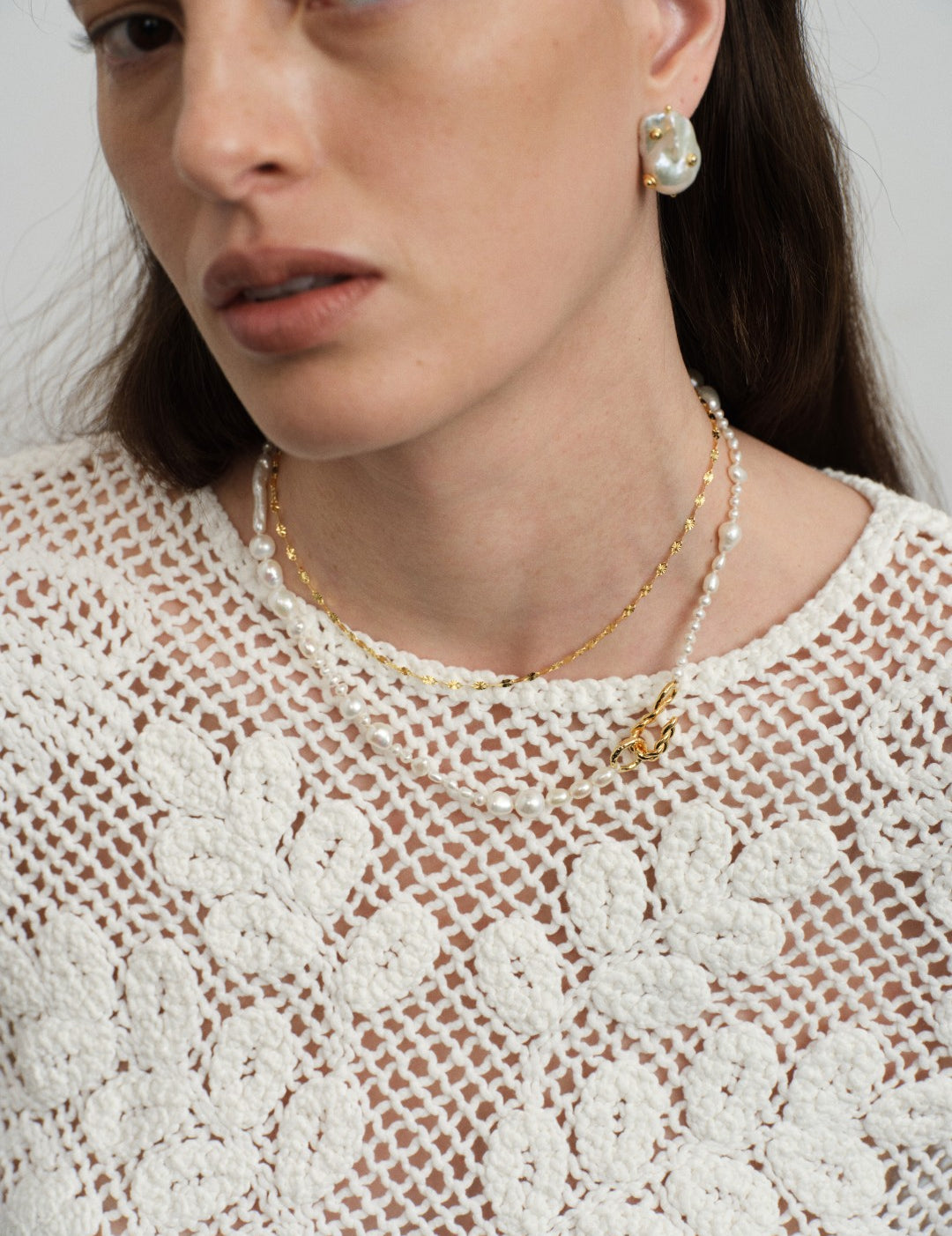 Golden Kiss Chain Simple Necklace gembea jewelry