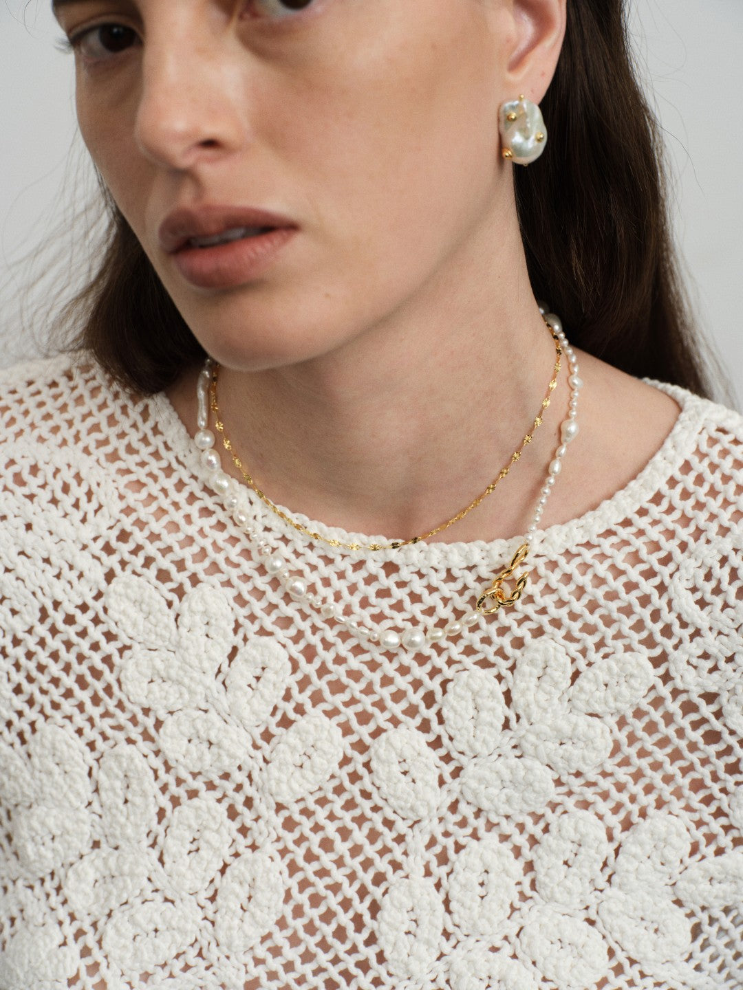 Golden Kiss Chain Simple Necklace gembea jewelry