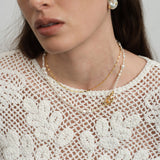 Golden Kiss Chain Simple Necklace gembea jewelry