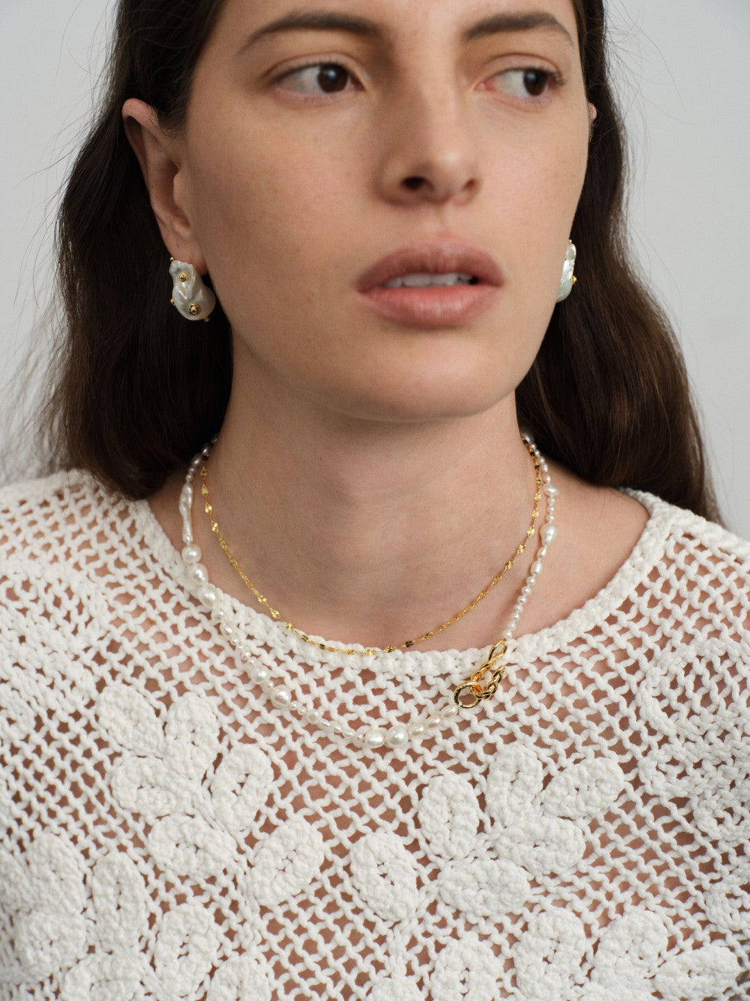 Golden Kiss Chain Simple Necklace gembea jewelry