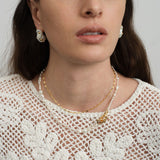 Golden Kiss Chain Simple Necklace gembea jewelry