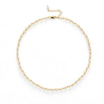 Golden Bean Pearl Beaded Necklace gembea jewelry