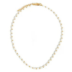 Golden Bean Pearl Beaded Necklace gembea jewelry