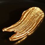 Golden Silver Oil Painting Artistic Brooch gembea jewelry