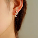 Love and the City Pearl Stud Earrings - Gembea Jewelry