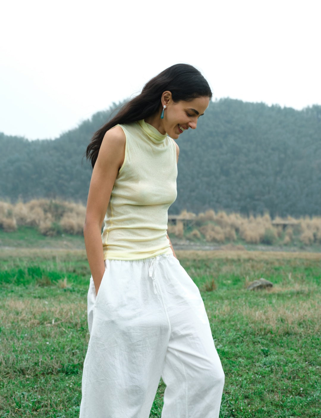 Green Aventurine Quartz Baroque Pearl Earrings GEMBEA JEWELRY