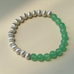 Green Eastern Jade Bead Bracelet gembea jewelry