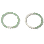 Green Eastern Jade Bead Bracelet gembea jewelry
